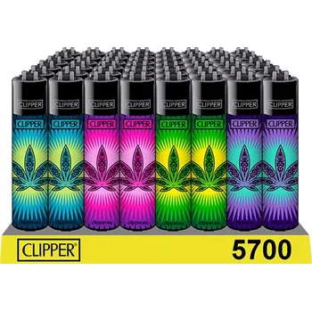 Zapalovač Clipper - 4 - Sada Clipper zapalovačů Flash Leaf