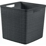 CURVER JUTE 17L Košík kostka 28 x 28 x 27 cm, tmavě šedý 01906-G44 free_store_pickup