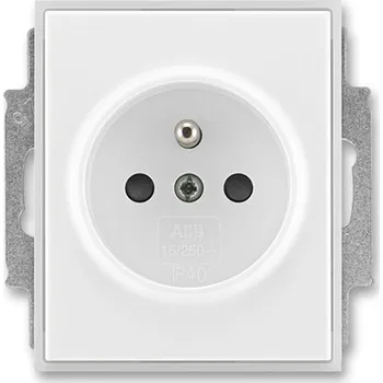 vypínač ABB 5518E-A02359 01 Zásuvka jednon.chráň