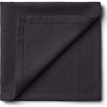 Papírový ubrousek Bavlněné ubrousky Coal - set 2 ks