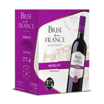 Víno Brise de France Merlot Box 3 l