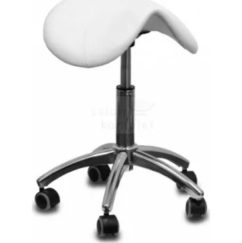 Jídelní židle Židle kosmetická sedlo Monte bílá