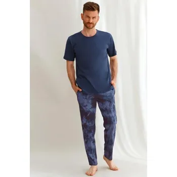 Pánské pyžamo Taro, pánské pyžamo 2629-Jack, tmavě modrá, vel. L
