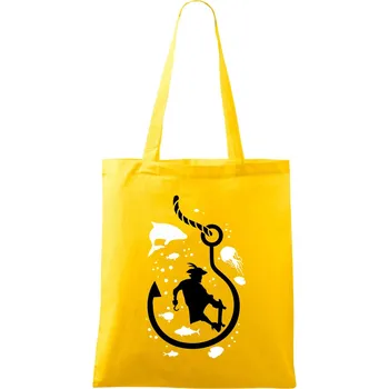 Skaterhook - Taška bavlněná - 42 x 38 cm ( Žlutá )