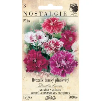 Semeno Nostalgie Hvozdík čínský plnokvětý mix cca 170 ks