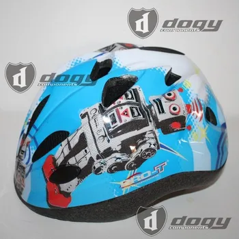 Cyklistická přilba Pro-T Dětská přilba modrá Pro-T Vigo robot S 2020