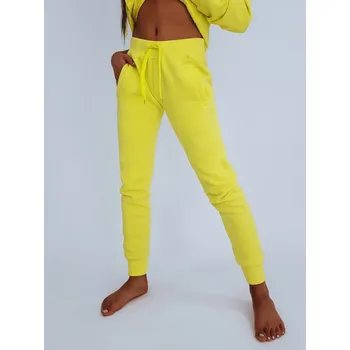 Dámské tepláky FITS žluté Dstreet UY0580 L