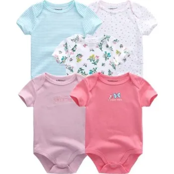 Kojenecký body 5 ks kojenecké body - dívčí Věk: 3M, Set: SET 1