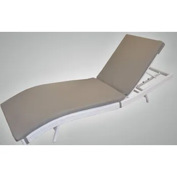 Zahradní lehátko Axin Trading s.r.o. Luxusní ratanové lehátko Montana bílé