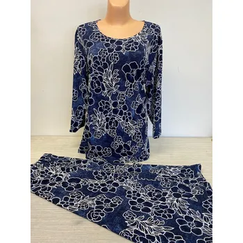 Dámský kostýmek Kostým MALVÍNA , Barva Modrá, Velikost XXXL 54, Materiál 98% Polyester 2% Lycra