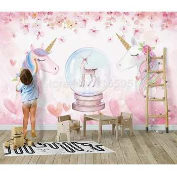 Fototapeta Solution Media 3D tapeta - Růžový jednorožec MU3195 3 - 3D Relief - Vliesová tapeta - 320g/m2