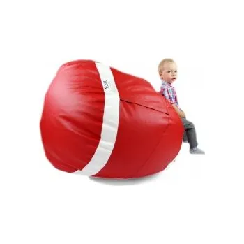 Sedací pytel Sedací vak tenisová míč červená TiaHome