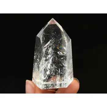 Přírodní kámen Broušená křišťálová špice 79g