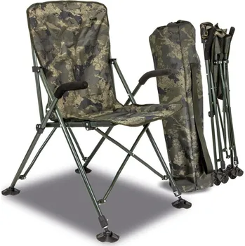 rybářské křeslo Solar Undercover Camo Foldable Easy Chair High