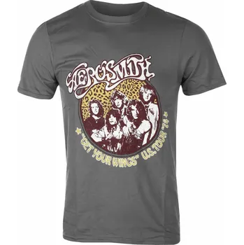 Tričko metal pánské Aerosmith - Cheetah Print - ROCK OFF - AEROTS10MC