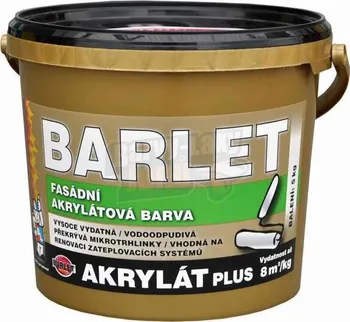 Fasádní barva Barlet Akrylát Plus 5 kg V4013 bílý