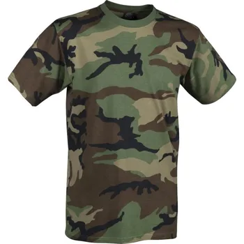 Pánské oblečení Tričko Helikon-Tex® T-Shirt Cotton US woodland - S