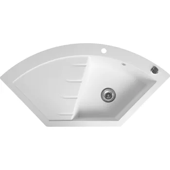 Granitový dřez SAPHO GR1931 bílý