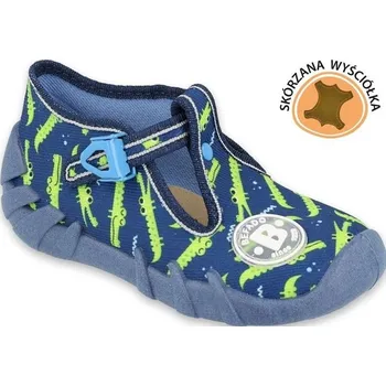 Chlapecké bačkory BEFADO dětské papučky - SPEEDY 110P410 (stélka kůže) Velikost: 23