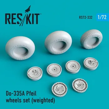 Plastikový model 1/72 Do-335 B Pfeil wheels set (weighted)