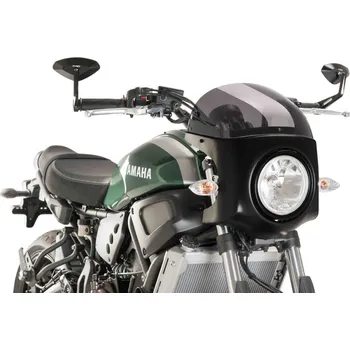 Plexi štít PUIG SEMI-FAIRING 9187F karbonový vzhled tmavá kouřová