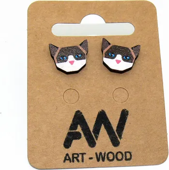 Náušnice art-wood.cz Náušnice - kočky 3
