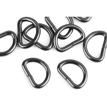 Kabelka Polokroužek šíře 20 mm nikl černý