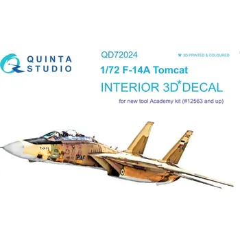 Plastikový model 1/72 F-14A 3D-Print&col.Interior (ACAD)