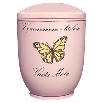 Smuteční dekorace Pohřební urna Diamant | motýl