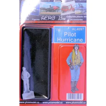 Plastikový model Plusmodel 1/48 Pilot Hurricane (1 fig.)