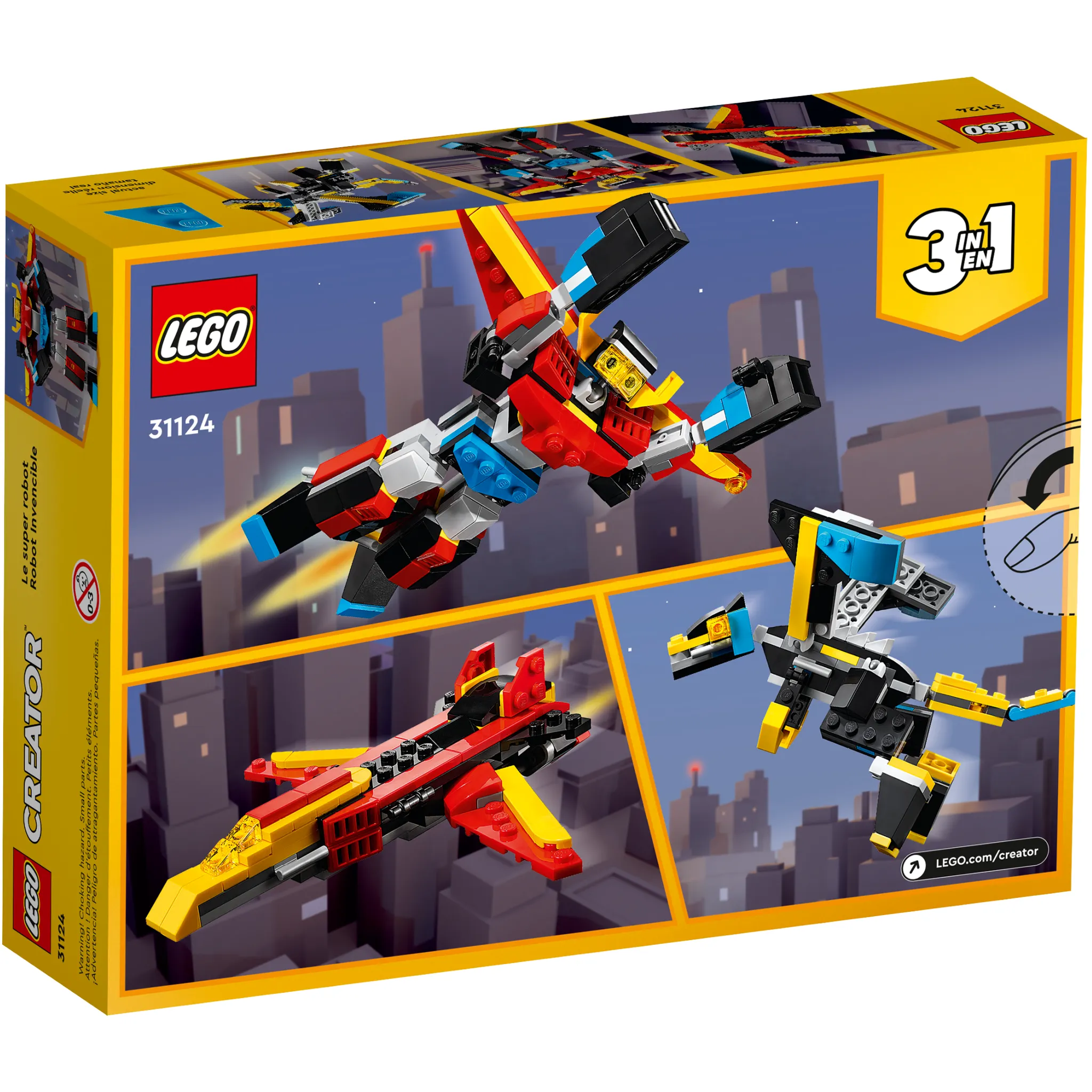 foto Stavebnice LEGO LEGO Creator 3v1 31124 Super robot