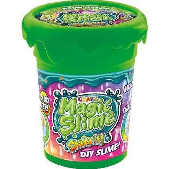 Výtvárné potřeby CRAZE Magic slime Shake it - vyrob si vlastní magický sliz 150ml Barva: ZELENÁ