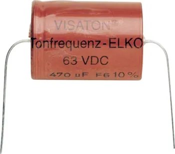 Kondenzátor Visaton Elco 100 UF kondenzátor pro reproduktory