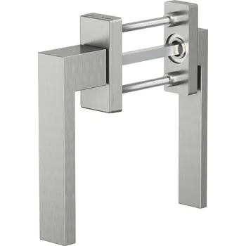 ROTO Balkonový set snížených klik včetně rozetek DUBLIN Barva/Povrchová úprava: INOX/kartáčovaný povrch