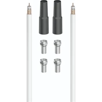 Audio kabel Hama SAT propojovací set, 100 dB, 40 m