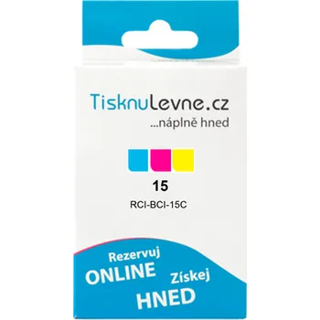 Zásobník TisknuLevne.cz č.15 BCI-15C (Barevný)