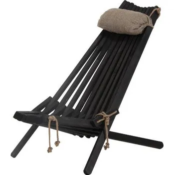 Zahradní lehátko Brafab Relaxačné kreslo RIBBON čierne