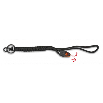 Přívěsek na klíče Albainox Barbaric paracord Black