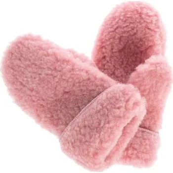 Rukavice Rukavice z ovčí vlny růžové M