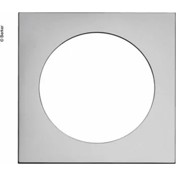 Elektrická zásuvka Berker Rámeček Integro Pure Jednorámeček Chrom lesk