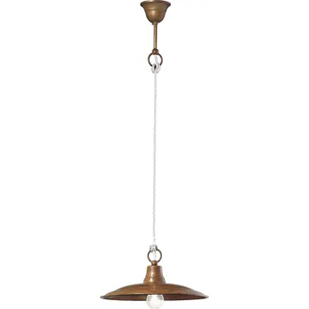 Il Fanale 220.11.OR Barchessa, závěsné svítidlo v country stylu, 1x15W LED E27, prům.33cm