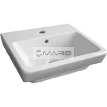 Umyvadlo Smart20 Caserta Umyvadlo 55 x 44,5 cm s otvorem pro baterii, bílé, A3270J2000