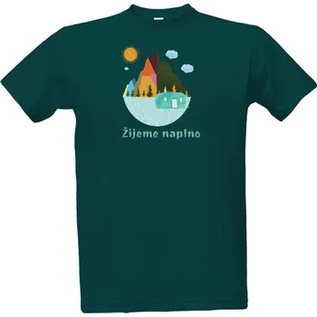 Pánské tričko Tričko s potiskem Cestování s karavanem pánské