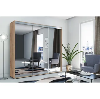 Šatní skříň Šatní skříň Ska A31 XL Barva korpusu: Dub - Craft zlatý, Rozměry: 250 cm