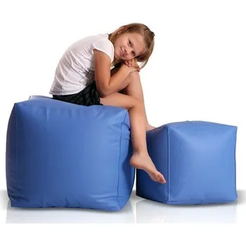 Sedací pytel Sedací vak taburetka velká modrá TiaHome