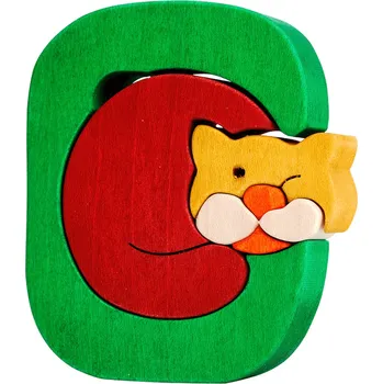 Výuková hračka Fauna Abeceda písmenko C kočka