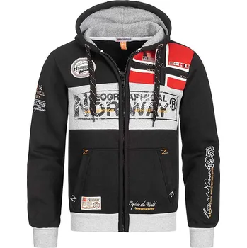 Dámská softshellová bunda Pánská mikina s kapucí Geographical Norway Flyer Barva: Černá, Velikost: S