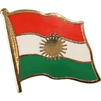 Odznak (pins) 20mm vlajka Kurdistán - barevný