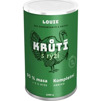 Krmivo pro psa Louie Konzerva pro psy krůtí s rýží