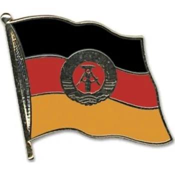 Odznak (pins) 20mm vlajka NDR - barevný